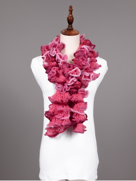 HAND-CRAFTED RUFFLE SCARF